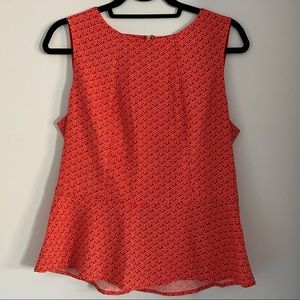 Banana Republic Peplum Top Size 10